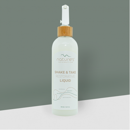 Nature’s Shake & Take Restorative Liquid Възстановяващ балсам с кератин и аминокиселини 400ml